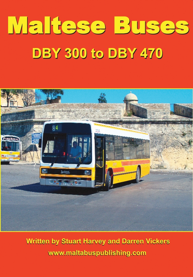 Maltese Buses DBY300 to DBY470